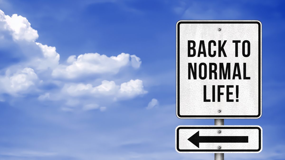 Back to Normal Life - road sign information